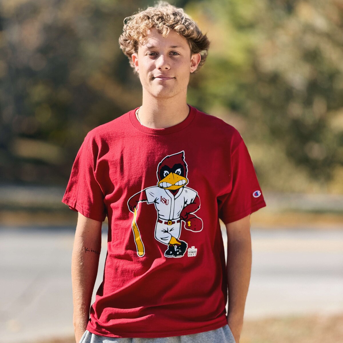 Champion® Ball Player Cy Cardinal T-Shirt